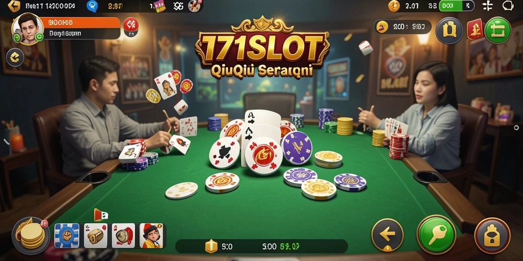 Gameplay seru QiuQiu di 171SLOT dengan desain menarik.