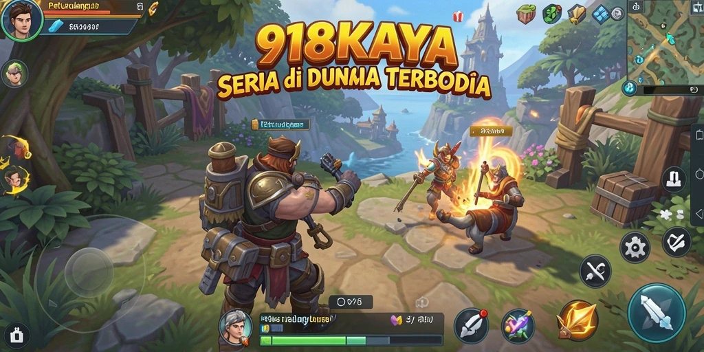 Gameplay 918KAYA yang imersif di dunia terbuka.