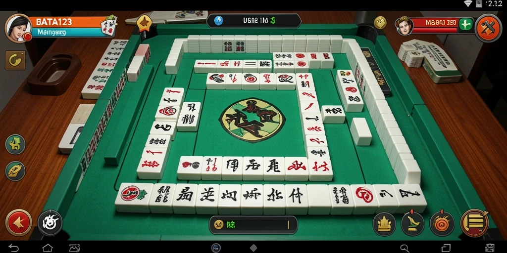 Screenshot BATA123 menampilkan gameplay Mahjong yang menarik dan interaktif.