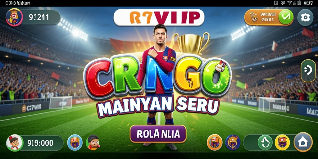 Tampilan intuitif dan menarik dari gameplay Bingo CR7VIP.
