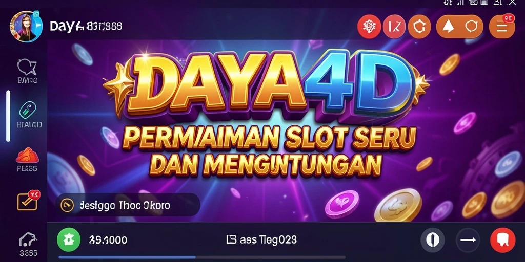 Screenshot DAYA4D menampilkan gameplay seru permainan Slot yang menantang.