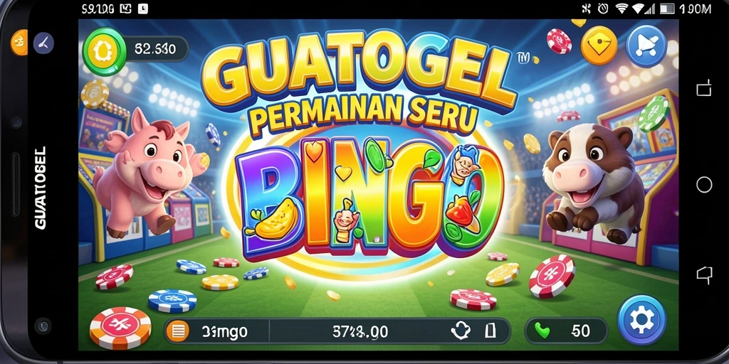 Screenshot gameplay GUATOGEL menampilkan momen seru saat bermain Bingo.