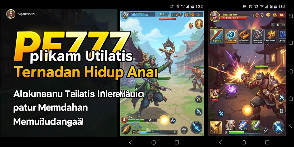 Tampilan antarmuka PF777 yang sederhana dan efisien.