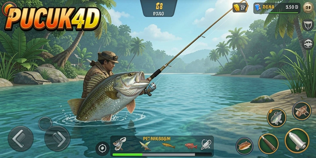 Tangkapan ikan besar dalam gameplay PUCUK4D yang menantang.