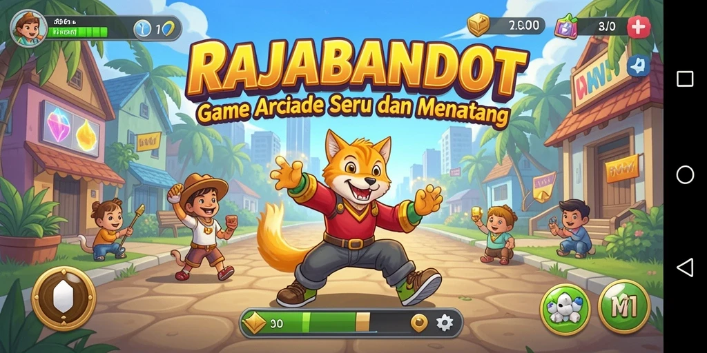 Gameplay seru RAJABANDOT dengan tantangan yang mendebarkan.