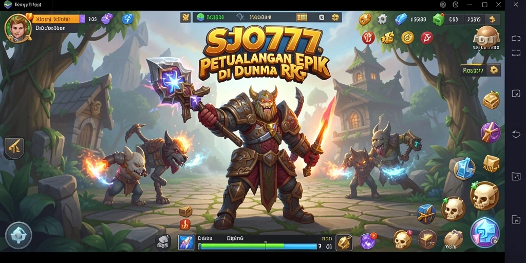 Tampilan gameplay SJO777 yang epik dan mendebarkan.
