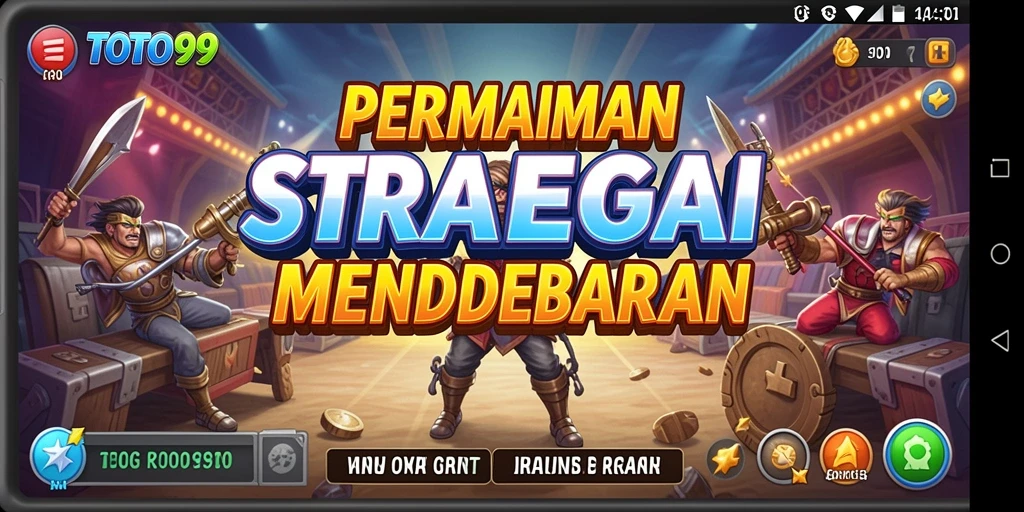 Screenshot gameplay TOTO99 dengan aksi pertempuran mendebarkan.