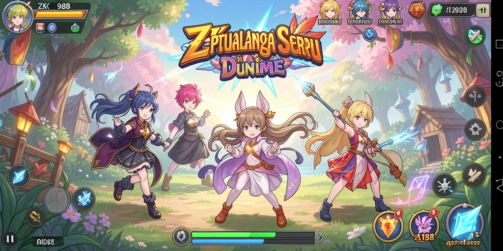 Gameplay seru dan karakter anime yang menarik di ZK988.